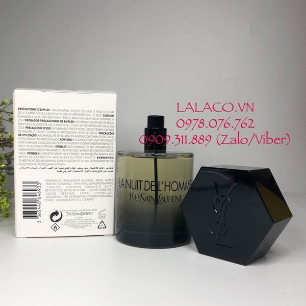 [Tester] Nước hoa Nam YSL Yves Saint Laurent La Nuit De L'Homme 100ml