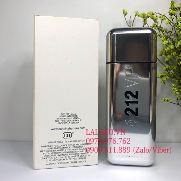 [Tester] Nước hoa Nam Carolina Herrera 212 VIP Men EDT 100ml