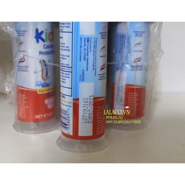 Kem đánh răng trẻ em 2+ AQUAFRESH Kids Bubble Mint 130g