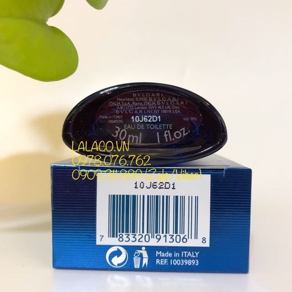 [30ml] Nước hoa Nam BVLGARI Aqva Pour Homme Atlantiqve