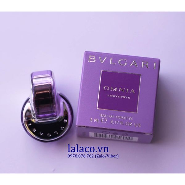 Nước hoa nữ mini Bvlgari Omnia Amethyste 5ml