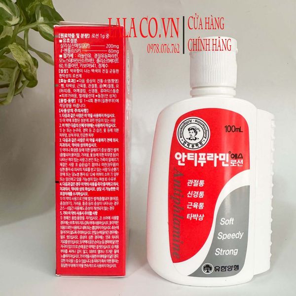 [ Hàng thật ] Dầu nóng Hàn Quốc Antiphlamine 100ml