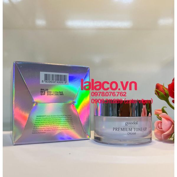 Kem Ốc Sên Dưỡng Trắng Goodal Premium Snail Tone Up Cream ( Mẫu Mới 2020 )