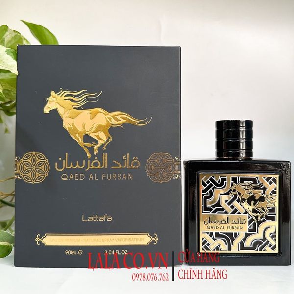 Nước Hoa Unisex Dubai  Lattafa Qaed Al Fursan 90ml; Sành Điệu, Thu Hút - mùi dứa (ngựa hoang)