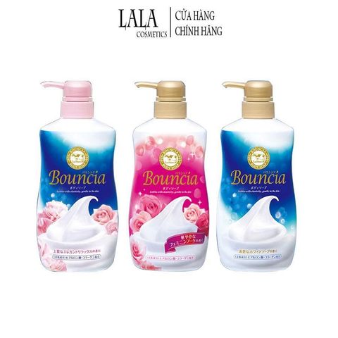 SỮA TẮM BOUNCIA CHIẾT XUẤT TỪ SỮA BÒ 500 ML - HÀNG NHẬT NỘI ĐỊA