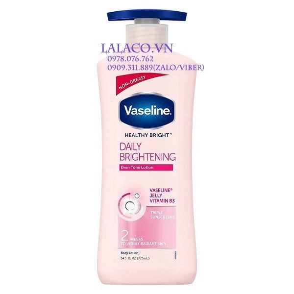 Sữa dưỡng thể trắng da Vaseline UV Lightening 725ml