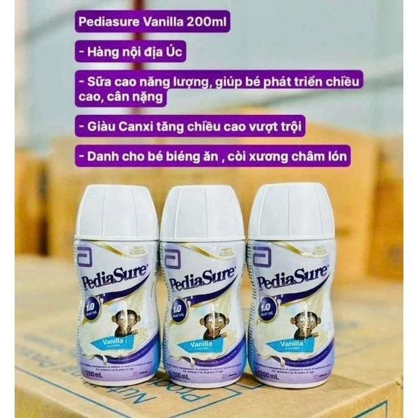 Sữa Pediasure Vanilla 200ml - Sữa Nhập Khẩu Úc