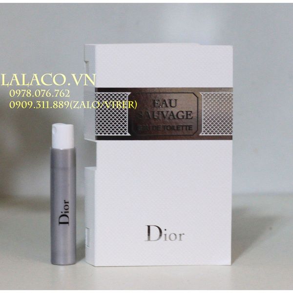 [ Vial ] nước hoa dior sauvage mẫu trắng 1ml