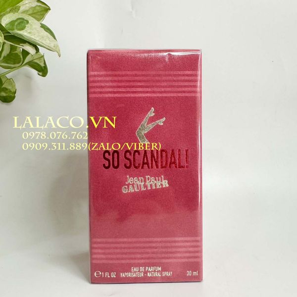 [30ml] Nước Hoa Nữ Jean Paul Gaultier So Scandal EAU DE PARFUM;  mùi hương vừa ngây thơ, vừa gợi cảm.