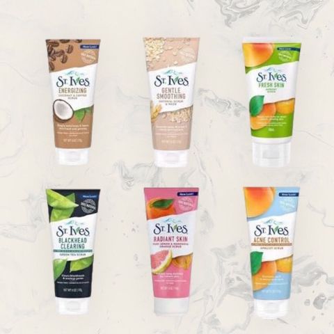 [Tuýp] Sữa rửa mặt tẩy tế bào chết làm sáng da St.Ives  170g