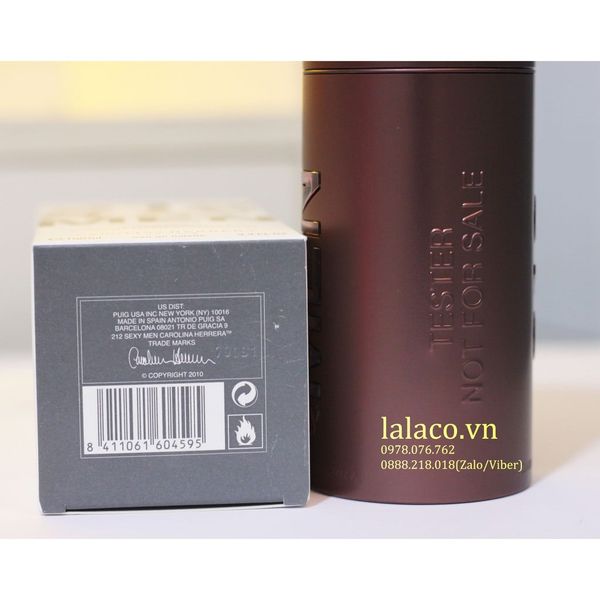 Nước hoa Nam Tester Carolina Herrera 212 Sexy Men EDT 100ml
