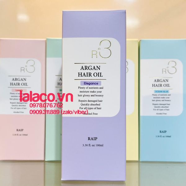 Tinh Dầu dưỡng tóc R3 Argan Hair Oil 100ml