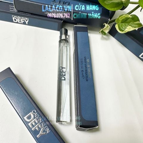 [Ống 10ml] Nước Hoa Nam Calvin Klein Defy For Men EDT 100ml; dạng xịt