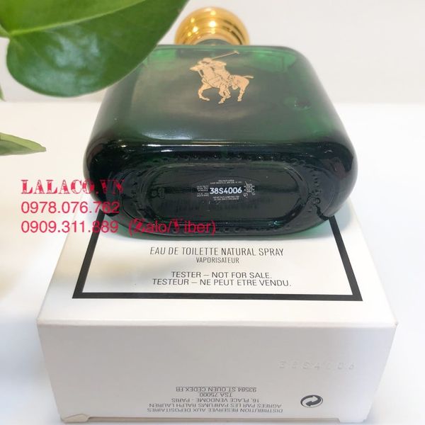 [Tester] Nước Hoa Nam Ralph Lauren Polo EDT 118m - Polo xanh lá