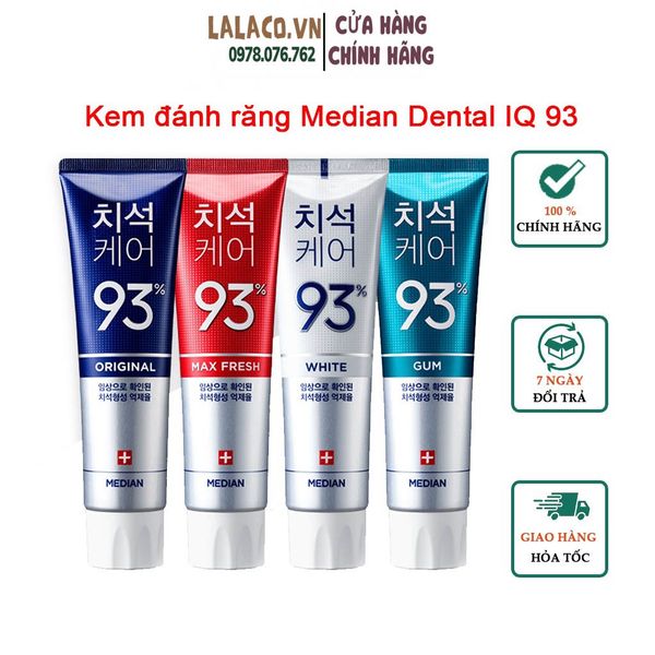 Kem Đánh Trắng Răng Median 93% Tooth-Paste 120g