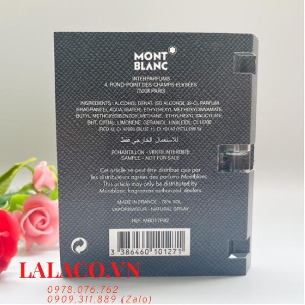 Vial Nước hoa Montblanc Legend 1.2ml