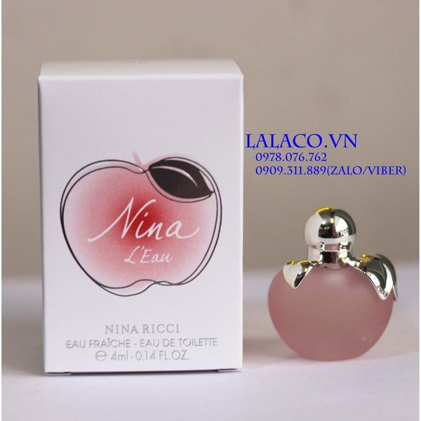 Nước hoa Nữ mini Nina Nina L'eau 4ml