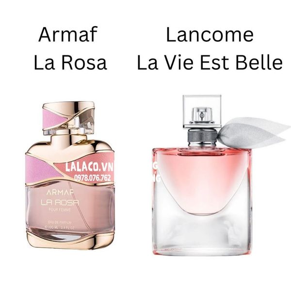 Nước hoa Nữ Armaf La Rosa Pour Femme EDP 100ml;  Ngọt ngào, Thu hút, Nữ tính