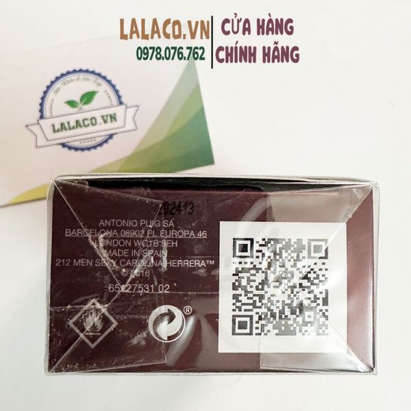 [30ml] Nước Hoa Nam Carolina Herrera 212 Sexy Men EDT; Sexy, Cuốn hút , Nam tính