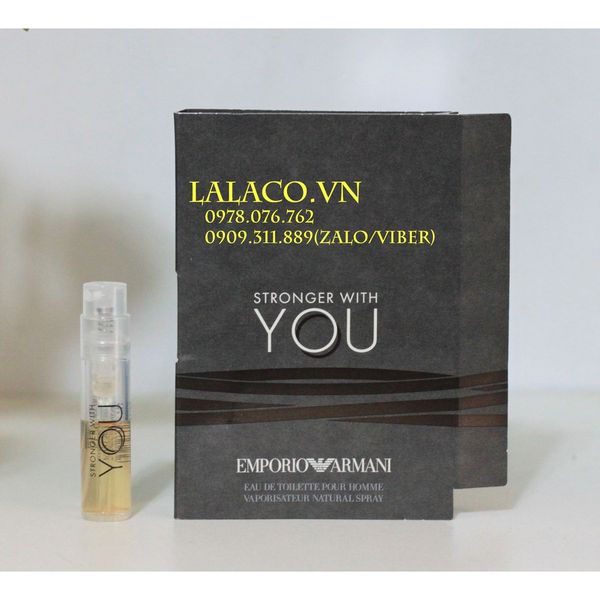[ Vial ] nước hoa armani stronger with you 1ml