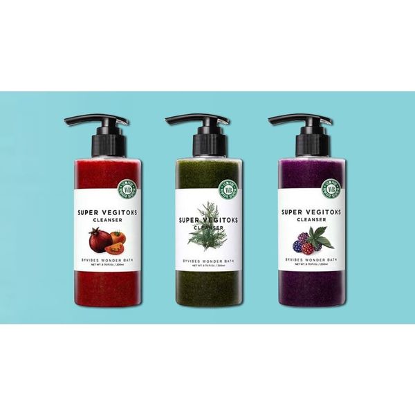 Sữa Rửa Mặt Byvibes Wonder Bath Super Vegitoks Cleanser 300ml chiết xuất rau củ