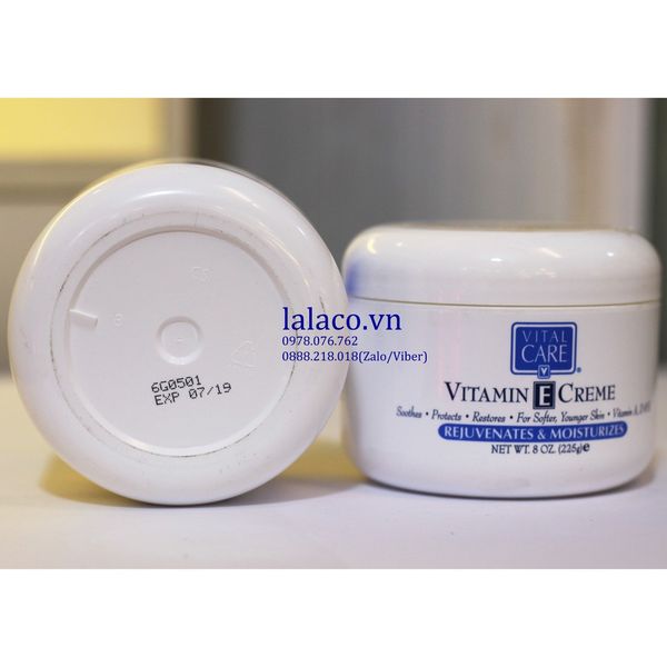 Kem Vitamin E dưỡng ẩm toàn thân Vital Care 225g (Mỹ)