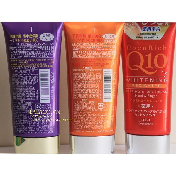 Kem dưỡng da tay Kose Coenrich Q10 Nhật Bản 80g