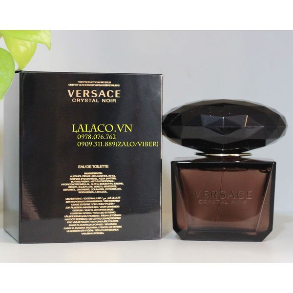 Nước hoa Nữ Versace Crystal Noir EDT 90ml; Tinh tế, Nữ tính, Gợi cảm