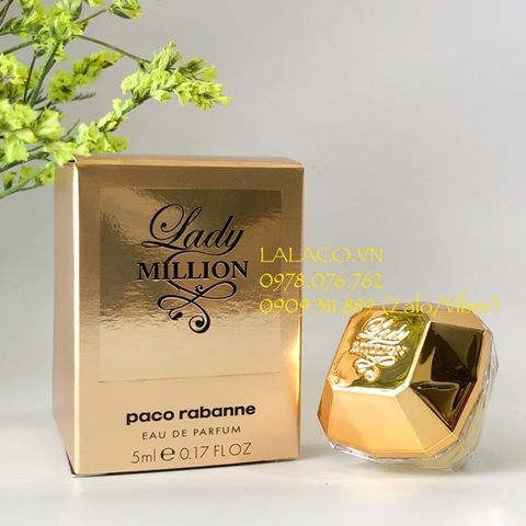 [ Mini ] Nước hoa Nữ Paco Rabanne Lady Million EDP 5mll