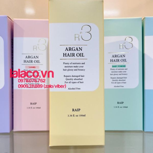 Tinh Dầu dưỡng tóc R3 Argan Hair Oil 100ml