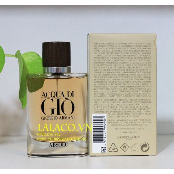 Nước hoa Acqua di Giò Absolu EDP 125ml