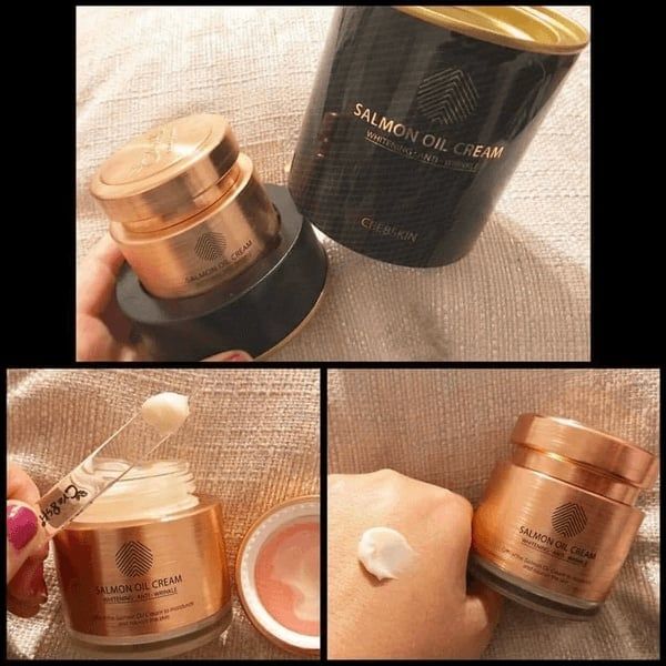 Kem cá hồi Salmon Oil Cream Cre8skin Hàn Quốc 80gr