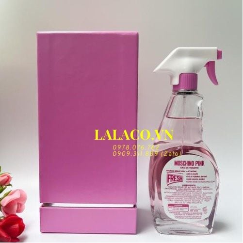 Nước hoa Nữ Moschino Fresh Pink Couture EDT 100ml; ngọt ngào của bưởi hồng và quyến rũ của xạ hương
