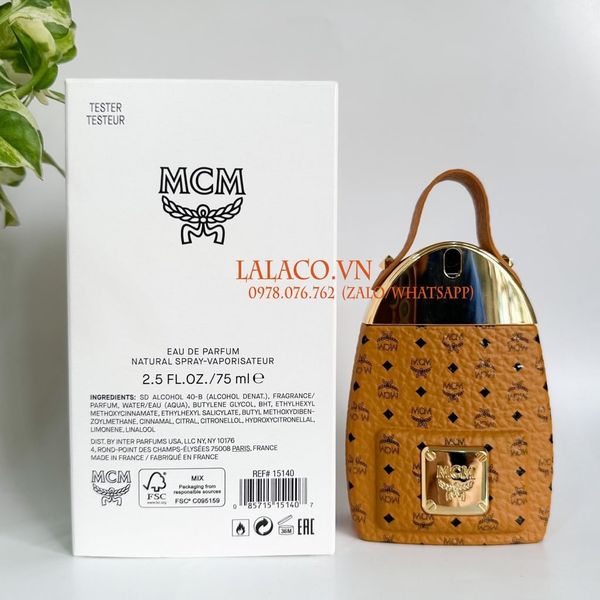 [Tester] Nước Hoa MCM Eau De Parfum 75ml; Sành điệu, Cá tính, Cuốn hút