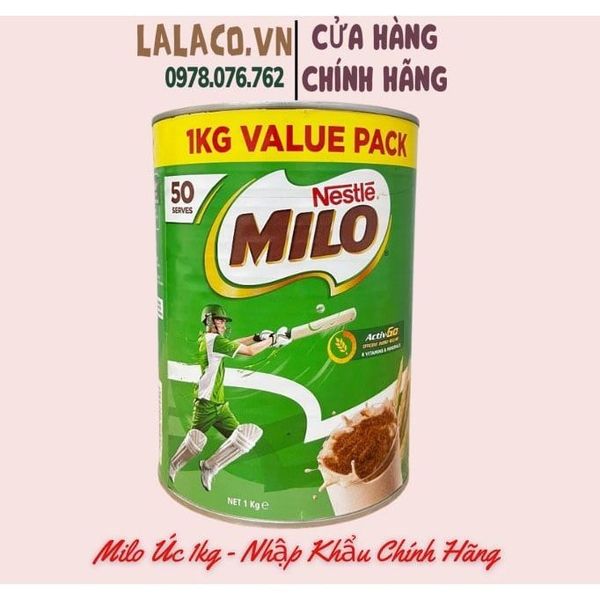 [Date 01/2025] Milo Úc 1kg - Nhập Khẩu Chính Hãng