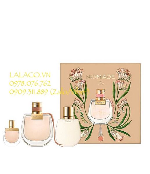 Bộ Gift Set Nước Hoa Nữ Chloe Nomade 3 món - Hàng Pháp