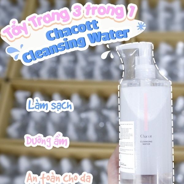 Nước Tẩy Trang Chacott Cleansing Water (500ml)