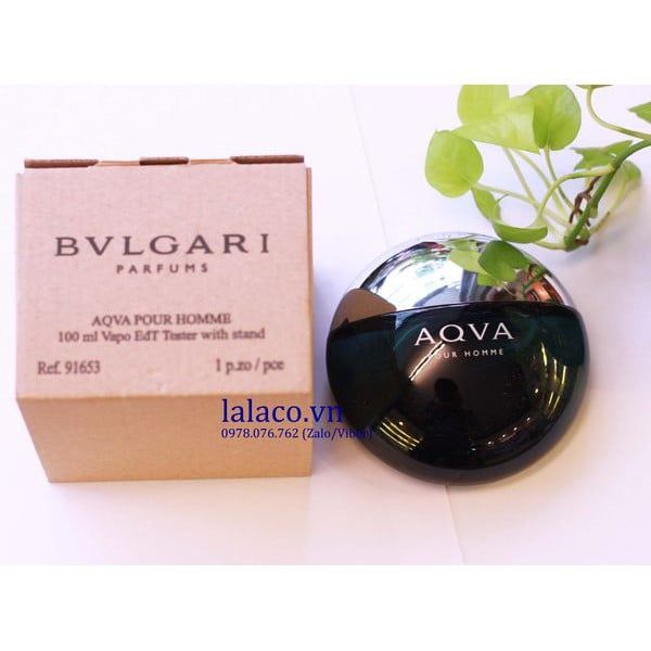 Nước hoa Tester Bvlgari Aqva Pour Homme 100ml