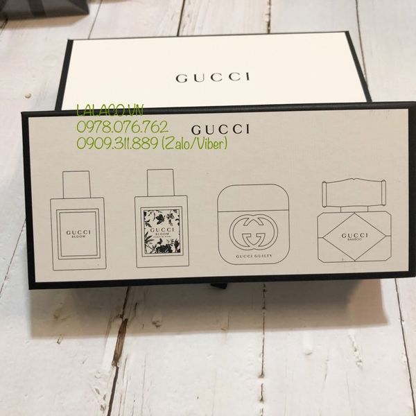 Bộ Nước Hoa Mini Gucci 4 Chai Cho Nữ
