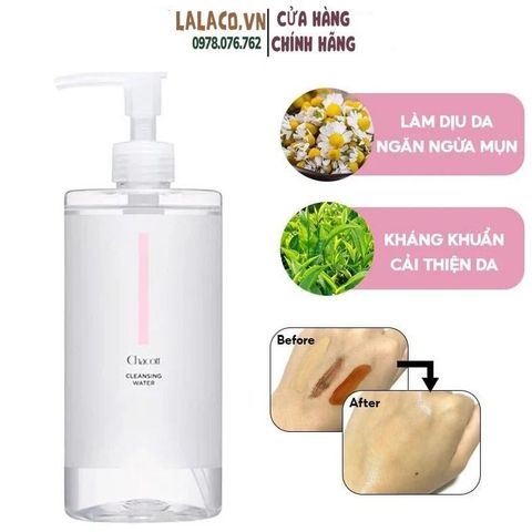 Nước Tẩy Trang Chacott Cleansing Water (500ml)