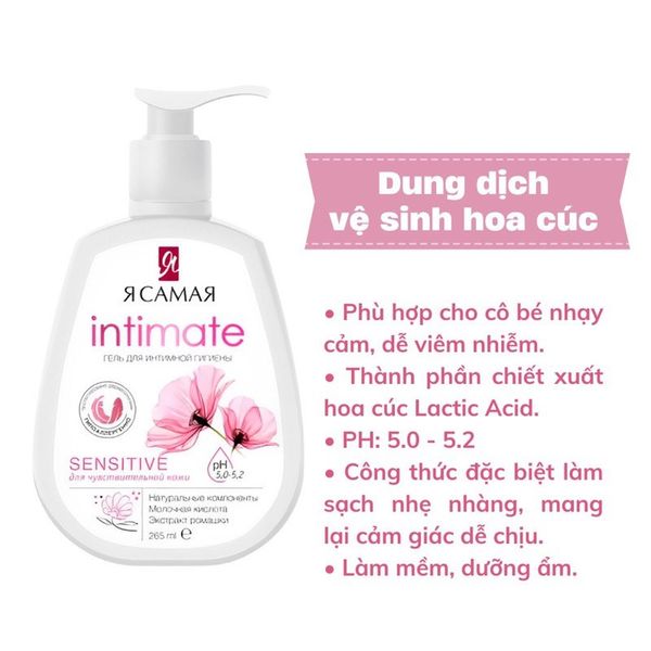 Dung Dịch Vệ Sinh Phụ Nữ Ya Samaya Intimate Làm Sạch Nhẹ Dịu Và Giảm Ngứa Hiệu Quả 265ml