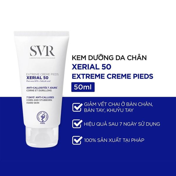 Kem Dưỡng Da Tay Chân SVR Xérial 50 Extrème Crème Pieds 50ml