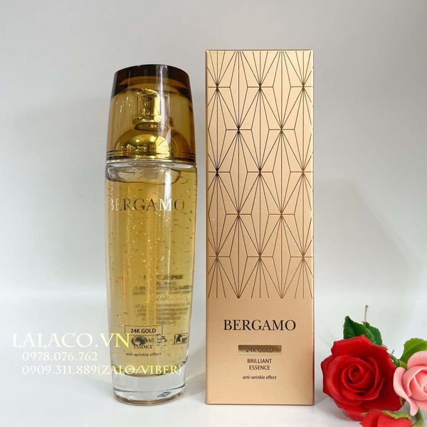 SERUM BERGAMO/ Tinh chất dưỡng trắng da Bergamo 24K Gold Brilliant Essence 110ml
