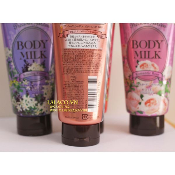Dưỡng thể Kose Body Milk Precious Garden 200g Nhật