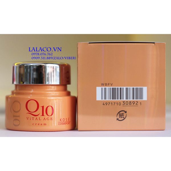 Kem dưỡng chống lão hóa Kose Q10 Vital Age 40g Nhật Bản