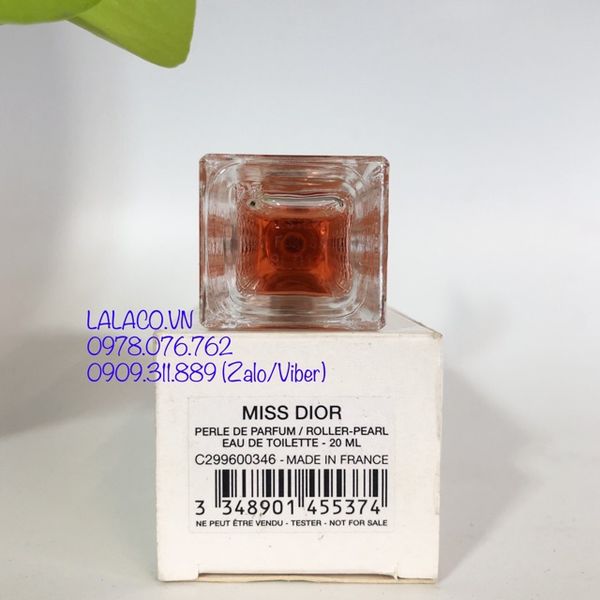 [Tester] Nước hoa dạng lăn Miss Dior EDT Roller-Pearl 20ml