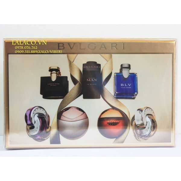 Bộ Nước hoa Bvlgari Mini Gift Set 7x5ml