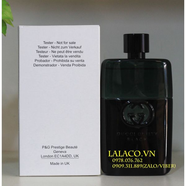[Tester] Nước Hoa Nam Gucci Guilty Black Pour Homme 90ml