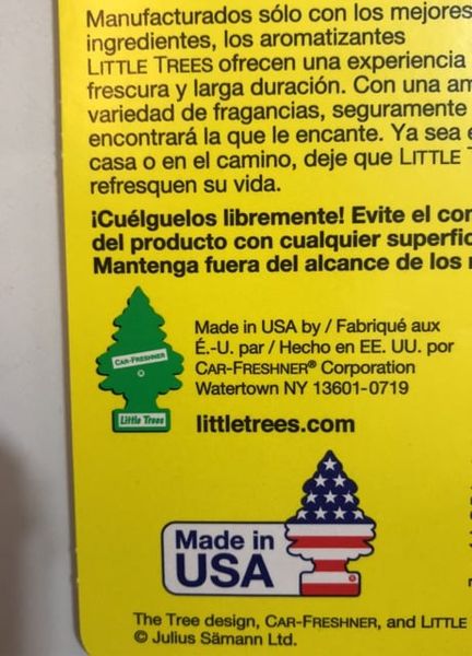 [ Mùi ngẫu nhiên] Cây thông thơm little tree Mỹ