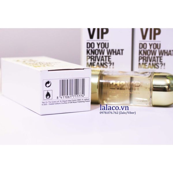 Nước Hoa Nữ Carolina Herrera 212 Vip This is a private party EDP 30ml
